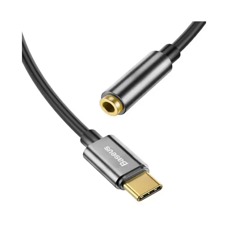 مبدل USB-C به جک 3.5 میلیمتری باسئوس مدل L54 grey